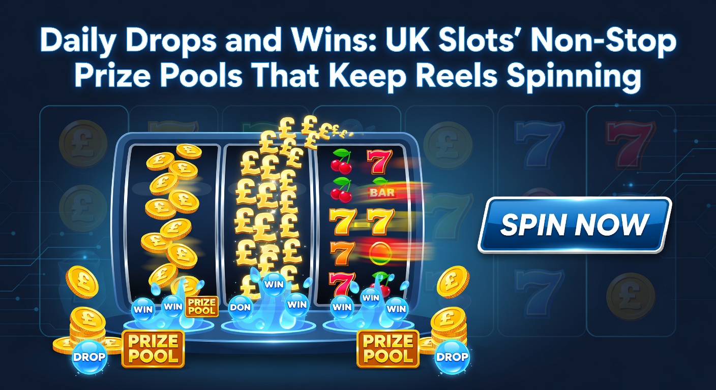 Close-up of a mobile slot interface showing a Daily Drop prize notification amid colorful reels and jackpot counters
