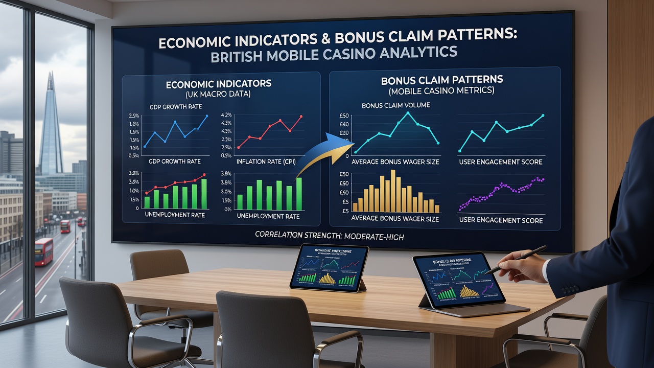 Infographic illustrating regional differences in bonus claims correlated with local economic data