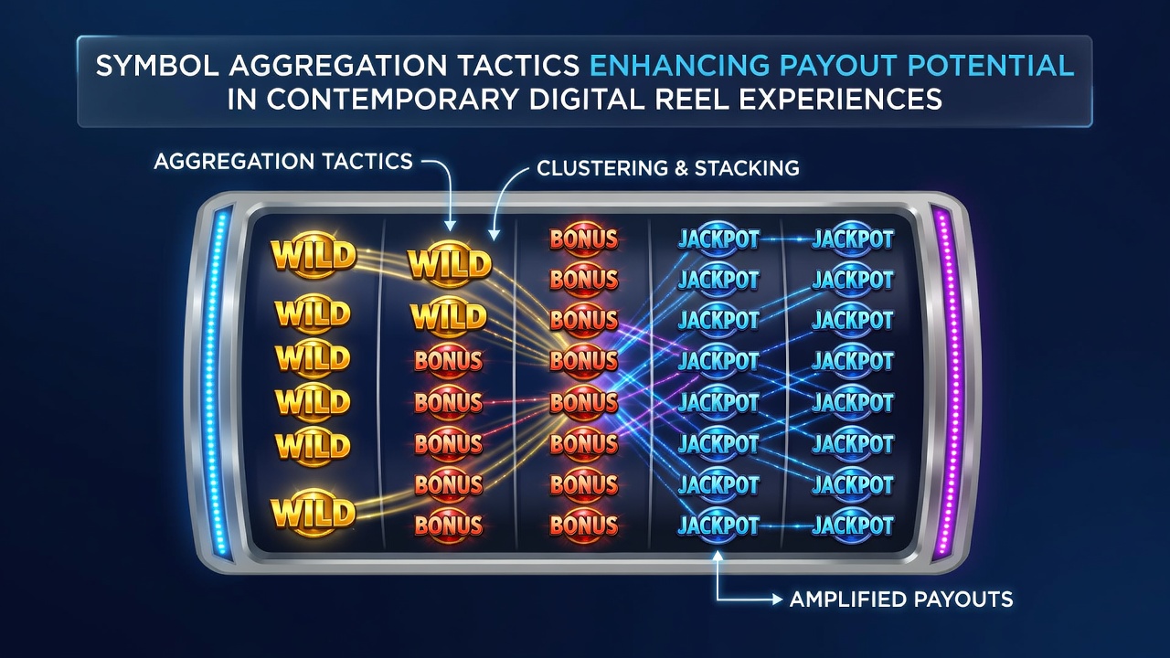 Detailed view of payout calculation during symbol aggregation sequences in contemporary reel experiences